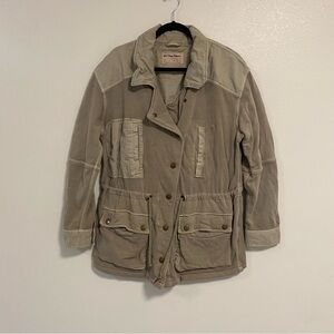 Free People Jacket Women Size XL Sweet Sage We the free Saturday Utility Jacket